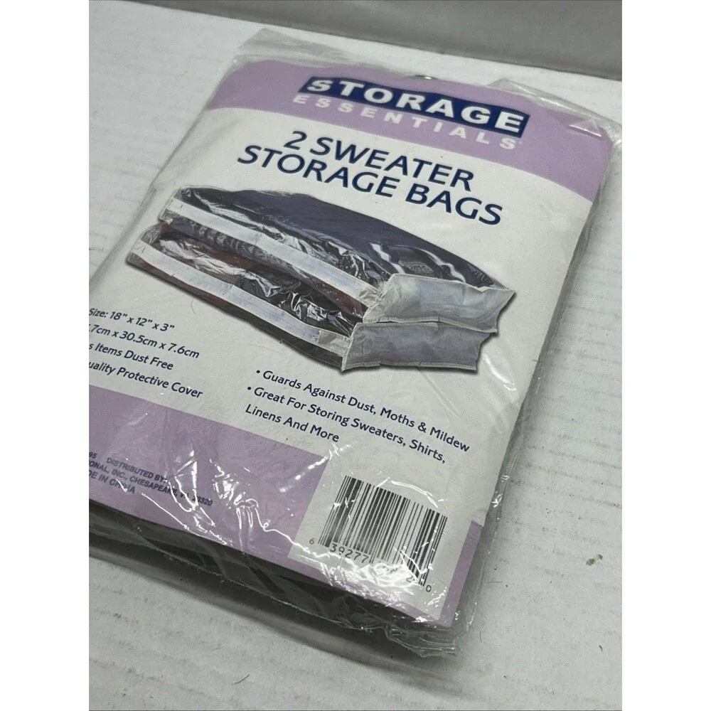 Brand New Storage Essentials 2-Pack Sweater Storage Bags – 18